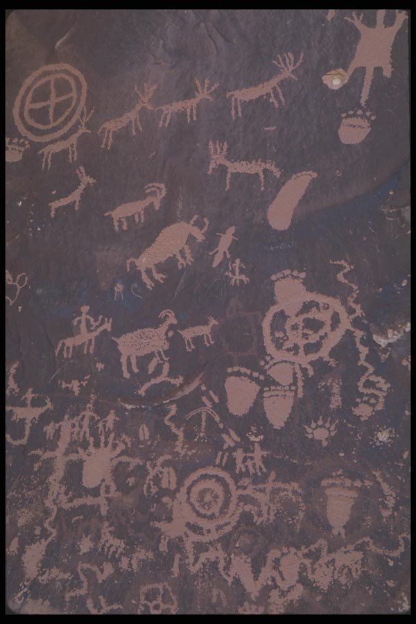 196010 Newspaper Rock A4 Photo Print