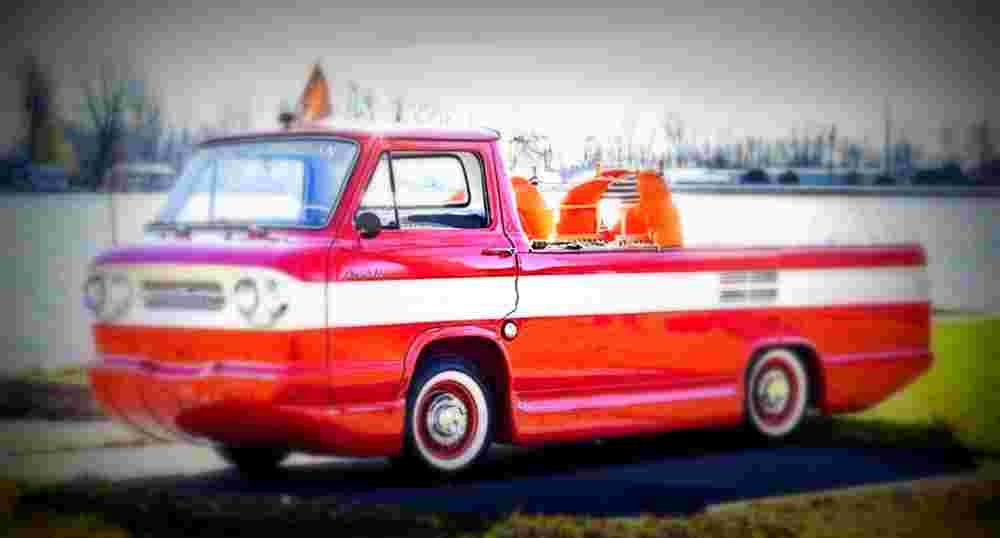 1961 Chevrolet Corphibian Prototye A4 Photo Print