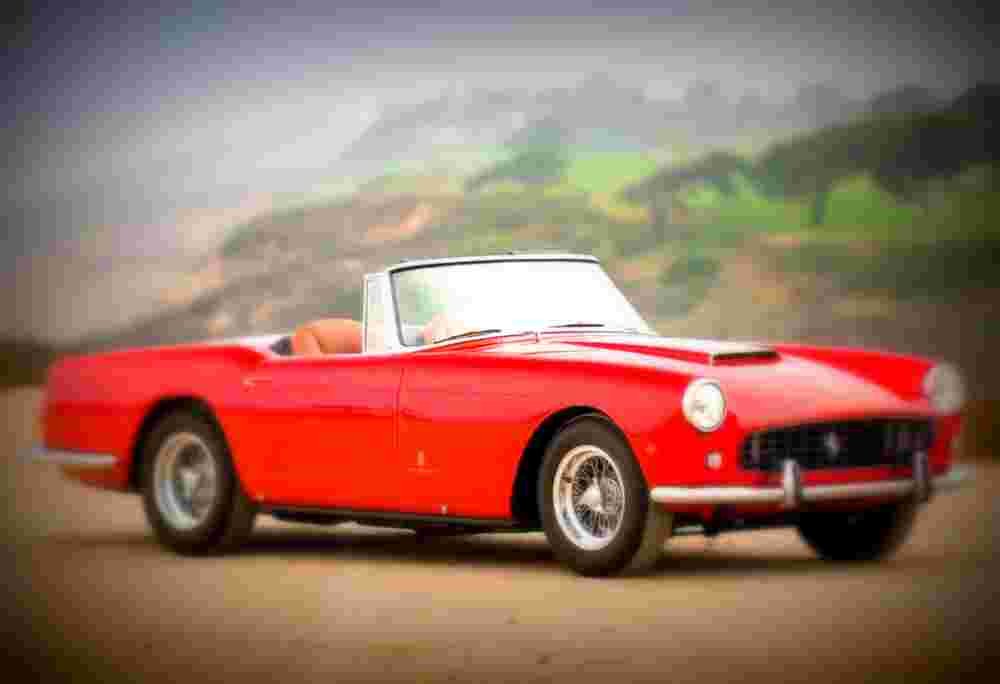 1961 Ferrari 250 GT Cabriolet Series II Pininfarina A4 Photo Print