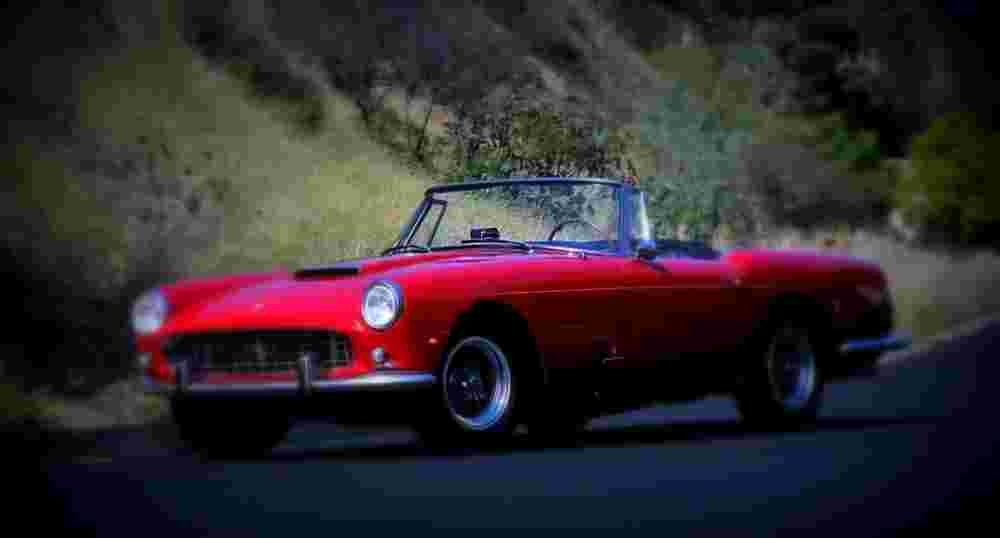 1961 Ferrari 250 Series II Cabriolet A4 Photo Print