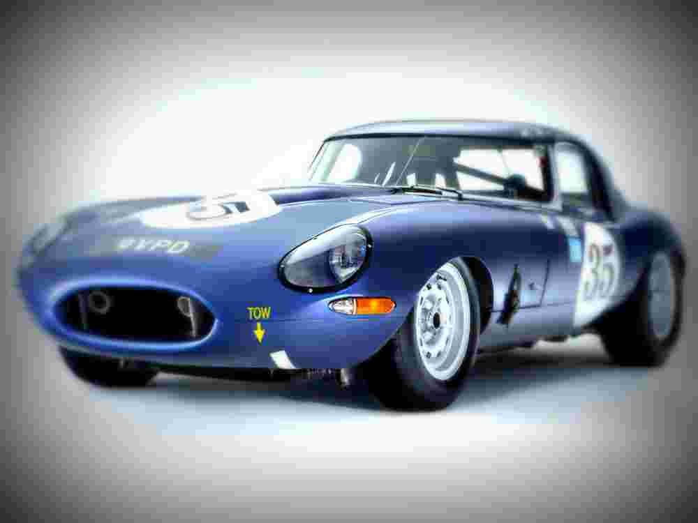 1961 Jaguar E Type 3 8 Competition Roadster A4 Photo Print