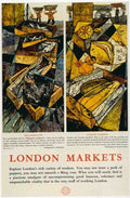 1961 Markets London Advert A4 Photo Print