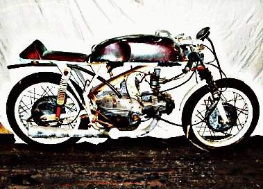 1961 aermacchi motorbike A4 Photo Print