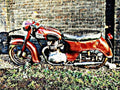 1961 triumph 3ta motorbike A4 Photo Print