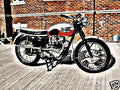 1961 trophy motorbike A4 Photo Print