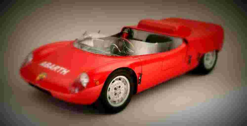 1962 Abarth 1000 Sport 131 MC Spider Tubolare A4 Photo Print