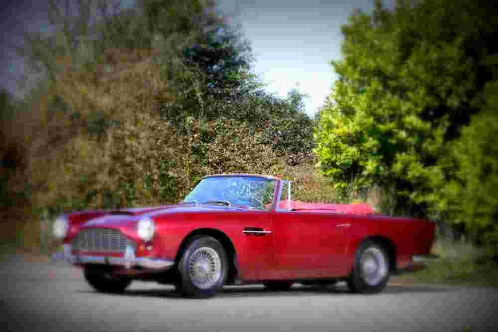 1962 Aston Martin DB4 Series IV Vantage Convertible A4 Photo Print