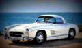 1962 Mercedes Benz 300SL Roadster A4 Photo Print