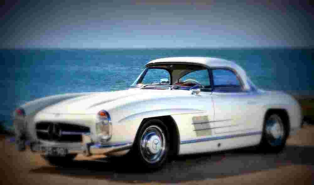 1962 Mercedes Benz 300SL Roadster A4 Photo Print