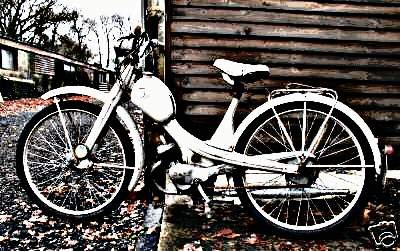 1962 Nsu Quickly motorbike A4 Photo Print