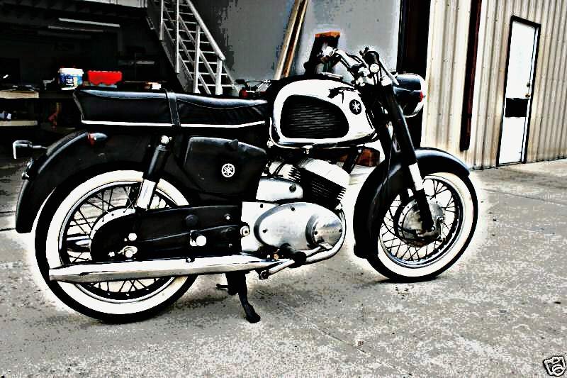 1962 Yamaha Yd3 motorbike A4 Photo Print