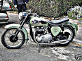 1962 bsa a7 ss motorbike A4 Photo Print