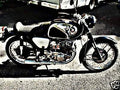 1962 cb72 motorbike A4 Photo Print