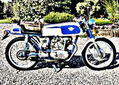 1962 ducati special motorbike A4 Photo Print
