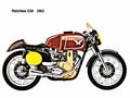 1962 matchless g50 motorbike A4 Photo Print