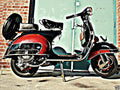 1962 vespa motorbike A4 Photo Print