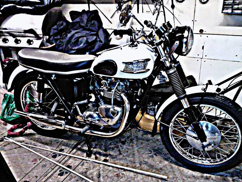 1963 5ta motorbike A4 Photo Print