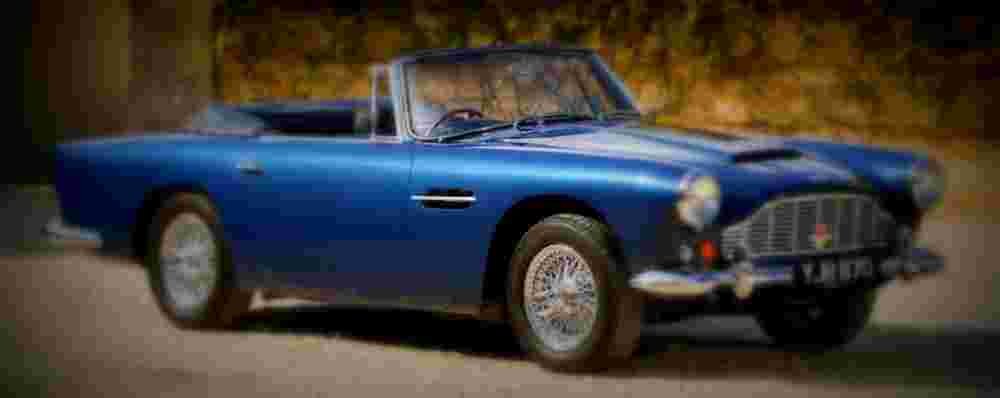 1963 Aston Martin DB4 Series 5 Vantage Convertible A4 Photo Print