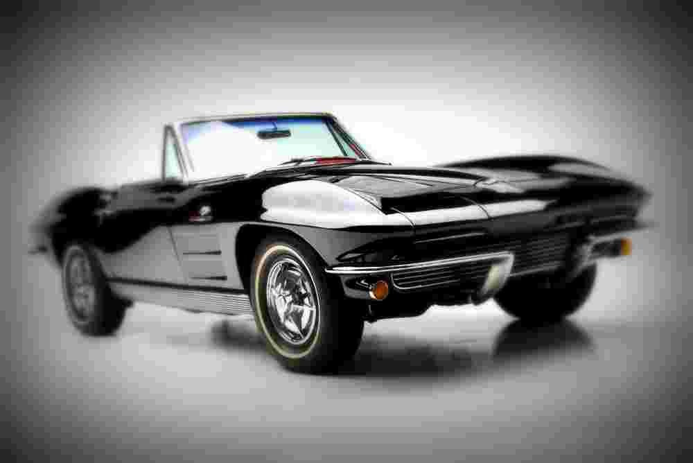 1963 Chevrolet Corvette Convertible 327 360 A4 Photo Print