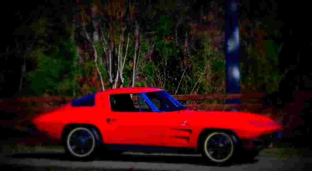1963 Chevrolet Corvette Z06 A4 Photo Print