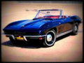 1963 chevrolet corvette 327 340 convertible A4 Photo Print