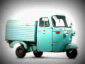 1963 vespa ape A4 Photo Print