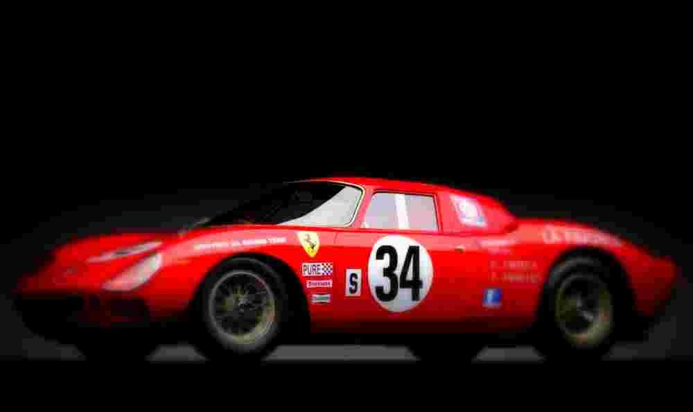 1964 Ferrari 250 LM Scaglietti A4 Photo Print