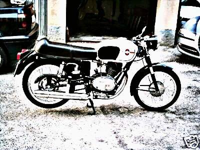 1964 Gilera motorbike A4 Photo Print