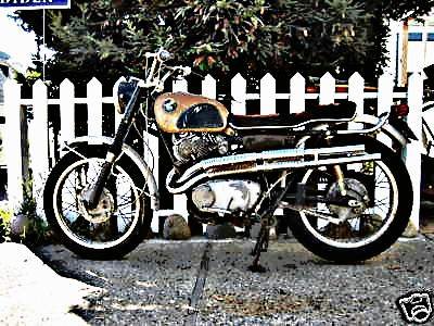 1964 cl72 motorbike A4 Photo Print