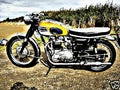1964 t120r motorbike A4 Photo Print
