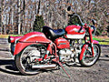 1965 Harley Sprint motorbike A4 Photo Print