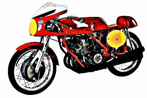 1965 Mv Agusta motorbike A4 Photo Print