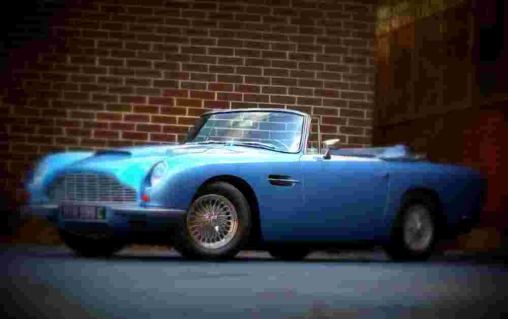 1965 aston martin short chassis volante A4 Photo Print