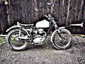 1965 b40 motorbike A4 Photo Print