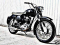 1965 bsa b40 motorbike A4 Photo Print