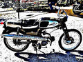 1965 honda s65 motorbike A4 Photo Print