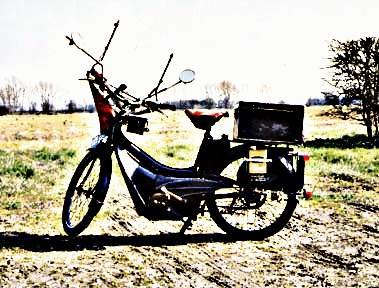 1965 mobylette motorbike A4 Photo Print