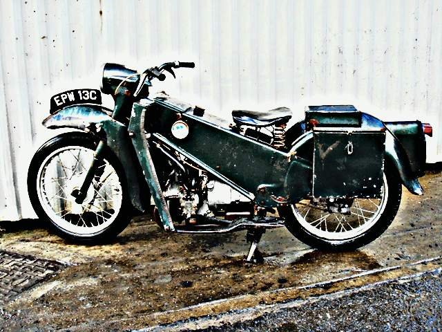 1965 velocette le motorbike A4 Photo Print