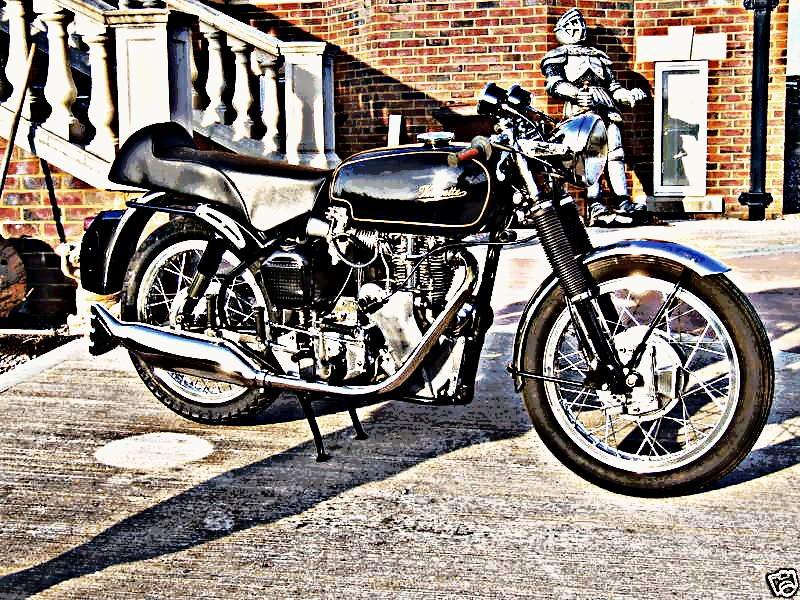 1965 velocette motorbike A4 Photo Print