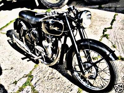 1965 velocette mss motorbike A4 Photo Print