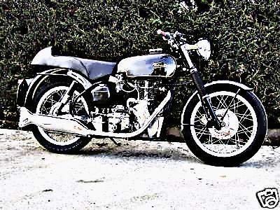 1965 velocette thruxton motorbike A4 Photo Print