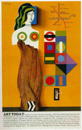 1966 Art Today London Vintage Advert A4 Photo Print