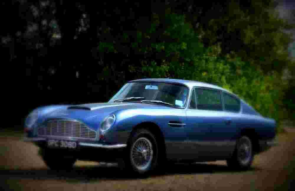 1966 Aston Martin DB6 A4 Photo Print