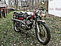 1966 Bridgestone 175 motorbike A4 Photo Print