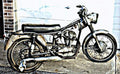 1966 Ducati Scrambler motorbike A4 Photo Print
