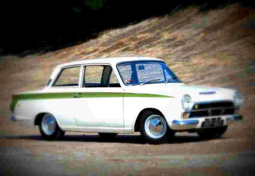1966 Ford Cortina Lotus Mk I A4 Photo Print