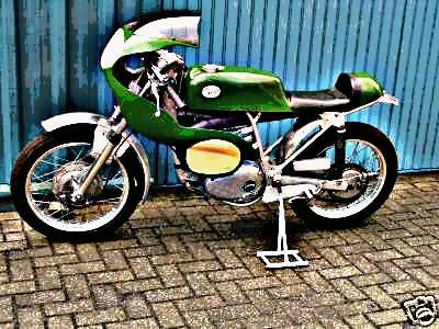 1966 Greeves motorbike A4 Photo Print