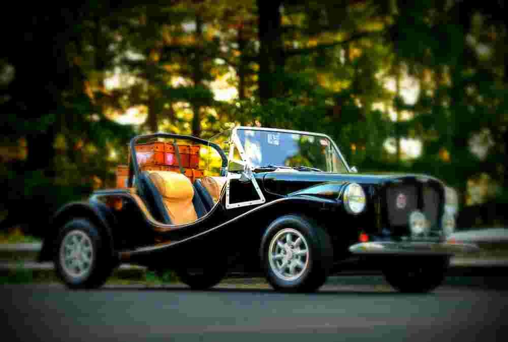 1966 Lightspeed Magenta Runabout A4 Photo Print
