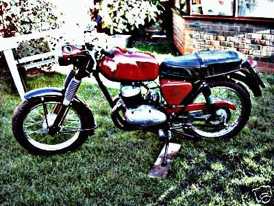 1966 Panther 250 Twin motorbike A4 Photo Print