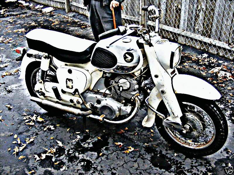 1966 ca77 motorbike A4 Photo Print